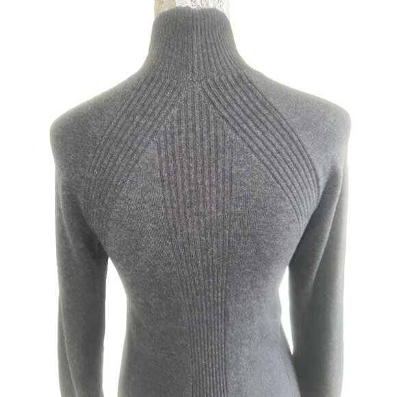 Lululemon Keep it Cozy Graphite Gray Silk Blend Sweater Dress 4 W1CFTS - Picture 5 of 16